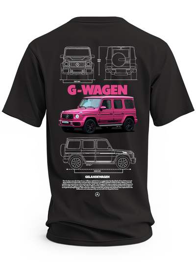 Koszulka męska Mercedes G-wagen różowy