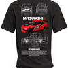Koszulka męska Mitsubishi Lancer Evo R