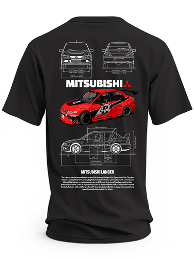 Koszulka męska Mitsubishi Lancer Evo R