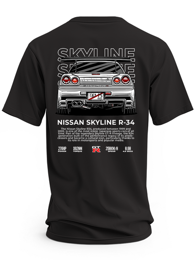 Koszulka męska Nissan Skyline #5