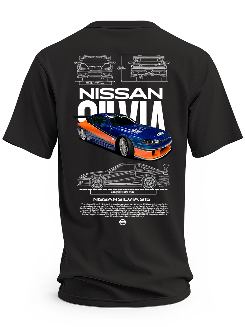Koszulka męska Nissan Silvia #1
