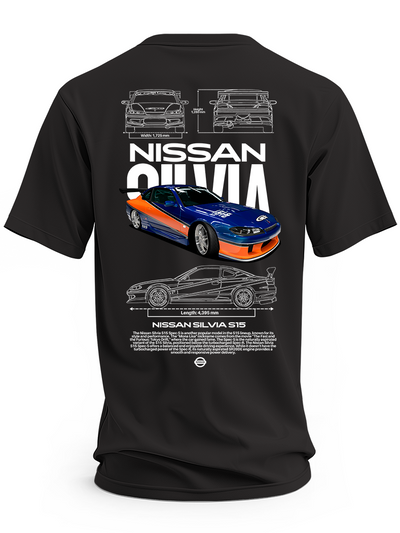 Koszulka męska Nissan Silvia #1