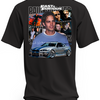 Koszulka męska Nissan GTR skyline Paul Walker