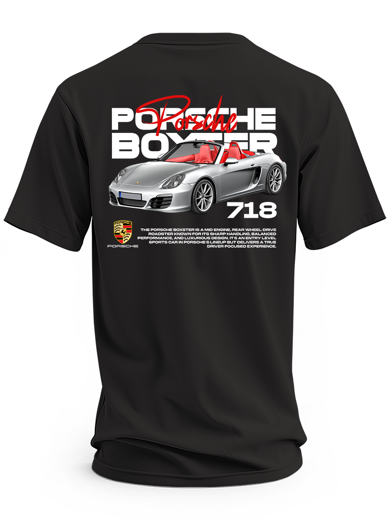 Koszulka męska Porsche Boxter 718 #1