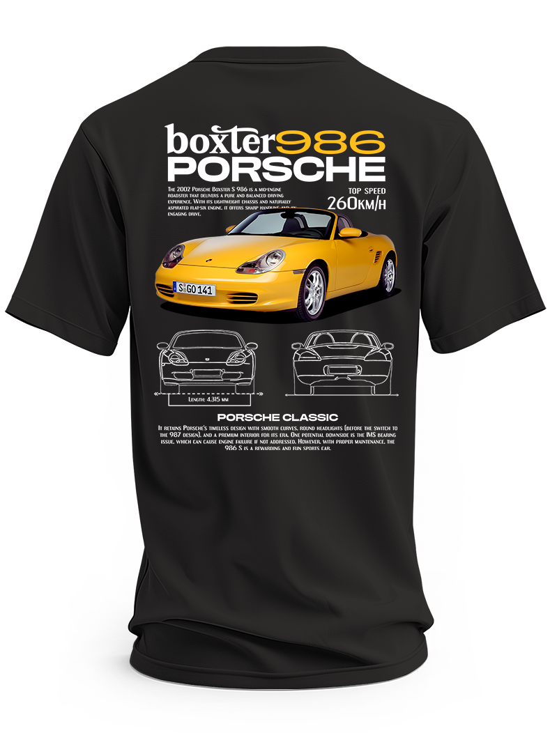 Koszulka męska Porsche Boxter 986