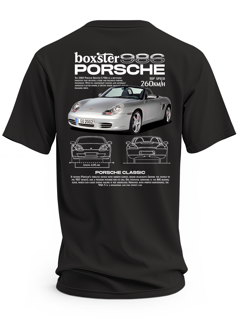Koszulka męska Porsche Boxter 986 #1