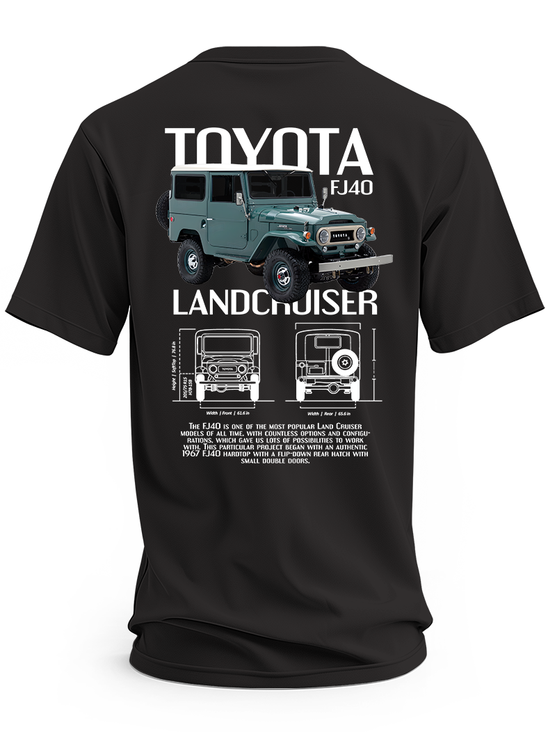 Koszulka męska Toyota landcruiser