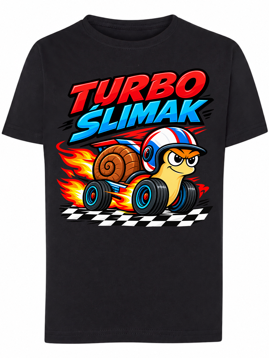 Koszulka dziecięca Turbo Ślimak