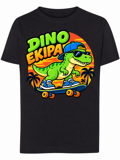 Koszulka dziecięca z dinozaurem Dino Ekipa
