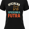 Koszulka dla kociary z nadrukiem Oficjalna opiekunka futra