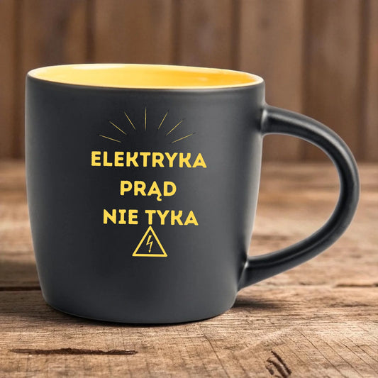 Kubek elektryka z grawerem – prezent dla elektryka