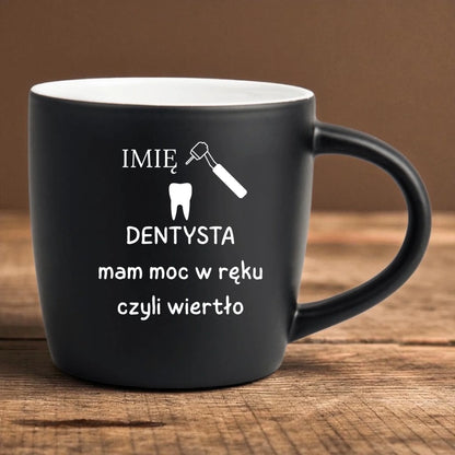 Kubek dentysty z grawerem – prezent dla stomatologa