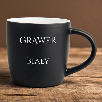 Kubek z białym grawerem dla dziadka | Personalizowany prezent