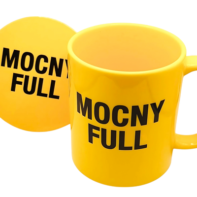kubek mocny full + podkładka świat według kiepskich