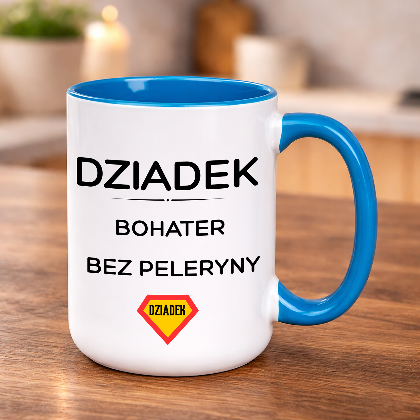 Prezent na dzień dziadka kubek dziadek bohater bez peleryny
