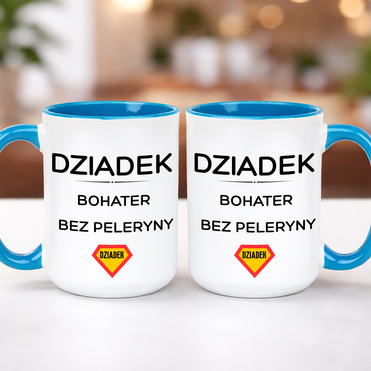 Prezent na dzień dziadka kubek dziadek bohater bez peleryny