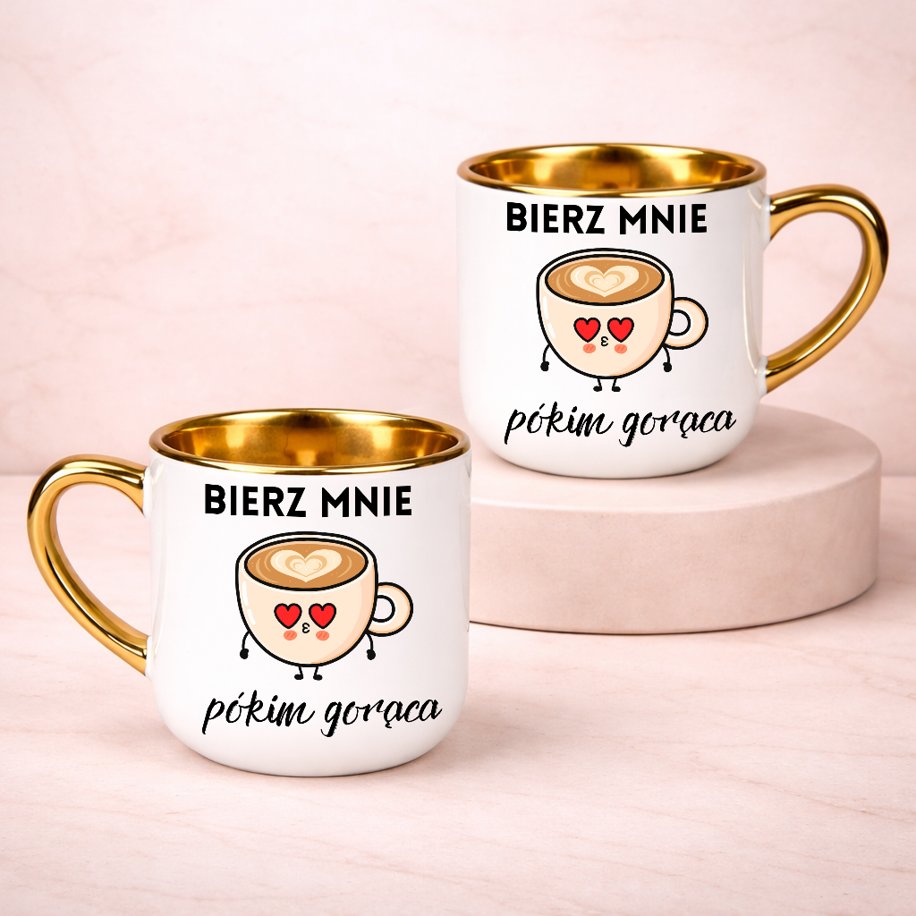 Kubek na prezent Bierz mnie pókim gorąca
