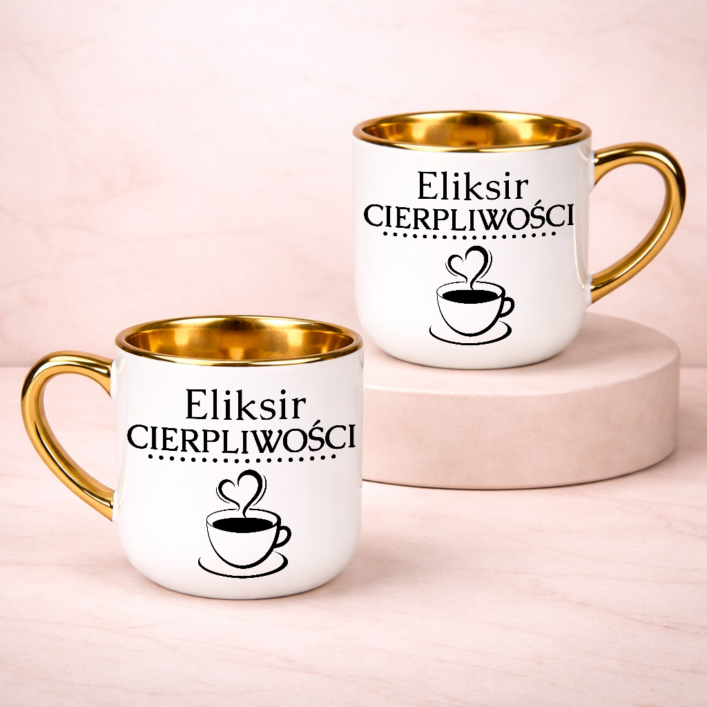 Kubek na prezent eliksir cierpliwości