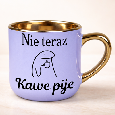 Kubek na prezent nie teraz kawe piję