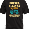 Koszulka z traktorem z napisem Polska Klasyka w ruchu PRL 