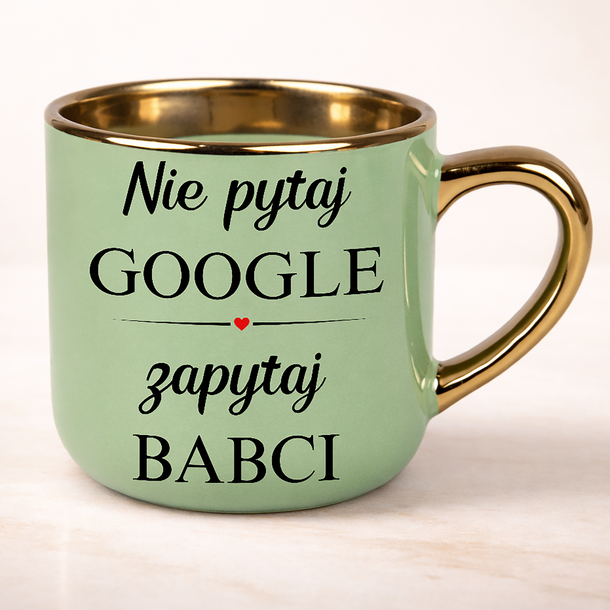 Prezent dla babci z nadrukiem nie pytaj google zapytaj babci
