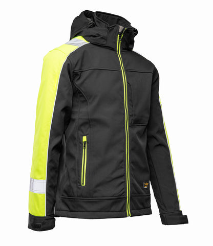 SEVEN_KINGS RIVAL SOFTSHELL RIVAL CZARNY/ŻÓŁTY