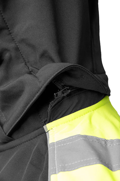 SEVEN_KINGS RIVAL SOFTSHELL RIVAL CZARNY/ŻÓŁTY