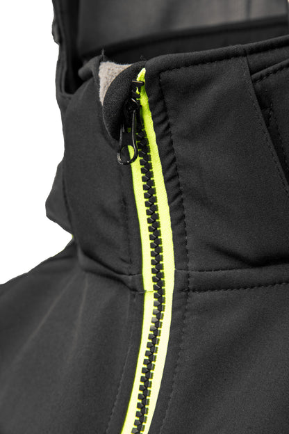 SEVEN_KINGS RIVAL SOFTSHELL RIVAL CZARNY/ŻÓŁTY