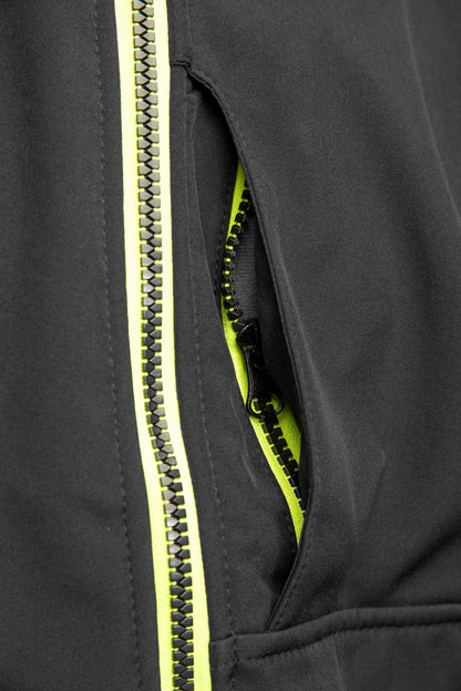 SEVEN_KINGS RIVAL SOFTSHELL RIVAL CZARNY/ŻÓŁTY