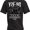 Koszulka Yamaha YZF-R3 Monster z nadrukiem motocykla
